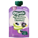 Organic Apple, Blueberry, Black Currant, and Blackberry Puree, 6 months+, 100 g, Organix