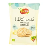 Organic Gluten-Free Frollini Cookies with Lemon, 100 g, ViviBio