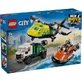 Avion, camion de service et aéroglisseur en versions adaptées, à partir de 7 ans, 60505, Lego City