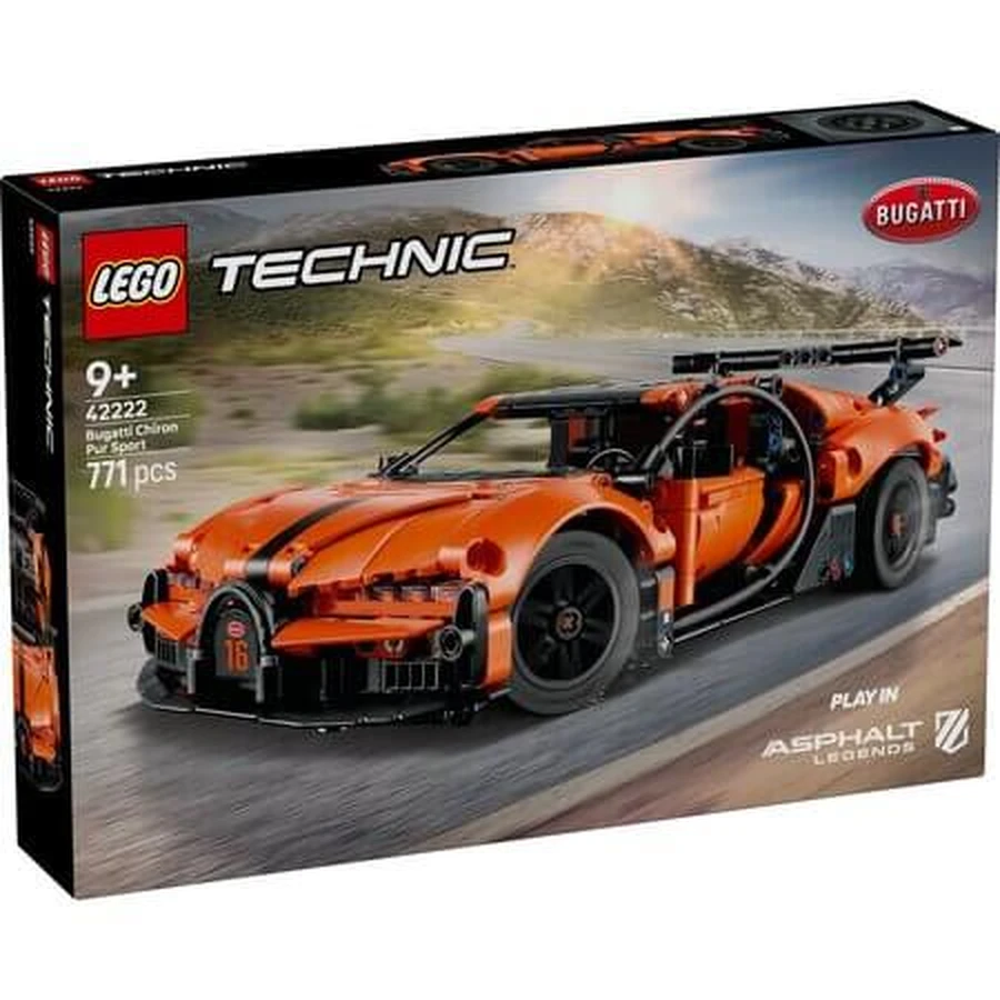 Hypercar Bugatti Chiron Pur Sport, à partir de 9 ans, 42222, Lego Technic