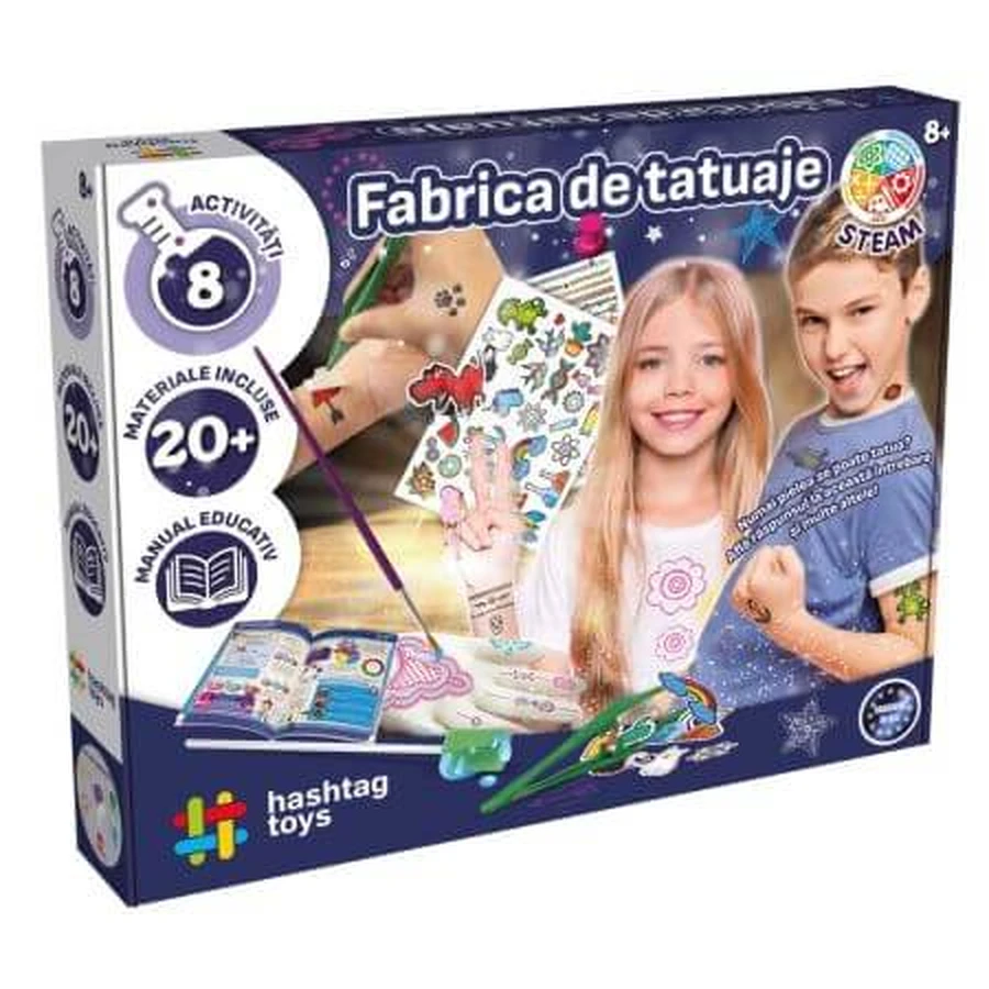 Tattoo-Studio-Set, ab 8 Jahren, Hashtag Toys