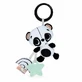 Hochet décoratif noir et blanc pour poussette ou landau, Elizabeth la panda, à partir de 0 mois, Tiny Love