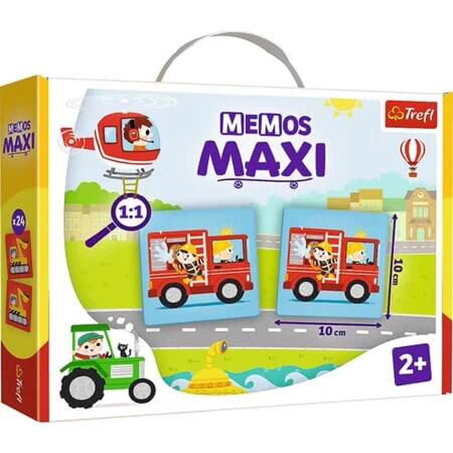Memos Maxi Voertuigspel, vanaf 2 jaar, Trefl