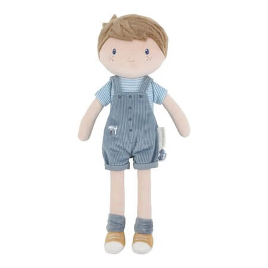 Muñeco de tela Jim, 35 cm, a partir de 12 meses, Little Dutch