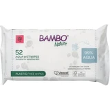 Salviettine umidificate (99% acqua), confezione da 52, Bambo Nature