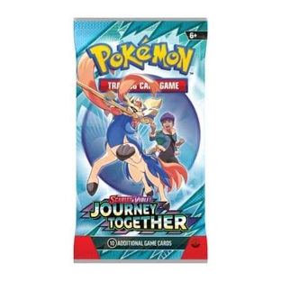 Card Expansion, SV09 Journey Together Booster, Various Designs, Ages 6+, Pokémon TCG