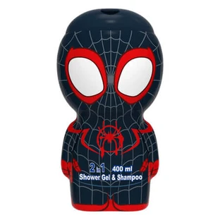 Miles Morales 2D-Figur im Figurinenstil – Duschgel und Shampoo, ab 3 Jahren, 400 ml, Air-Val