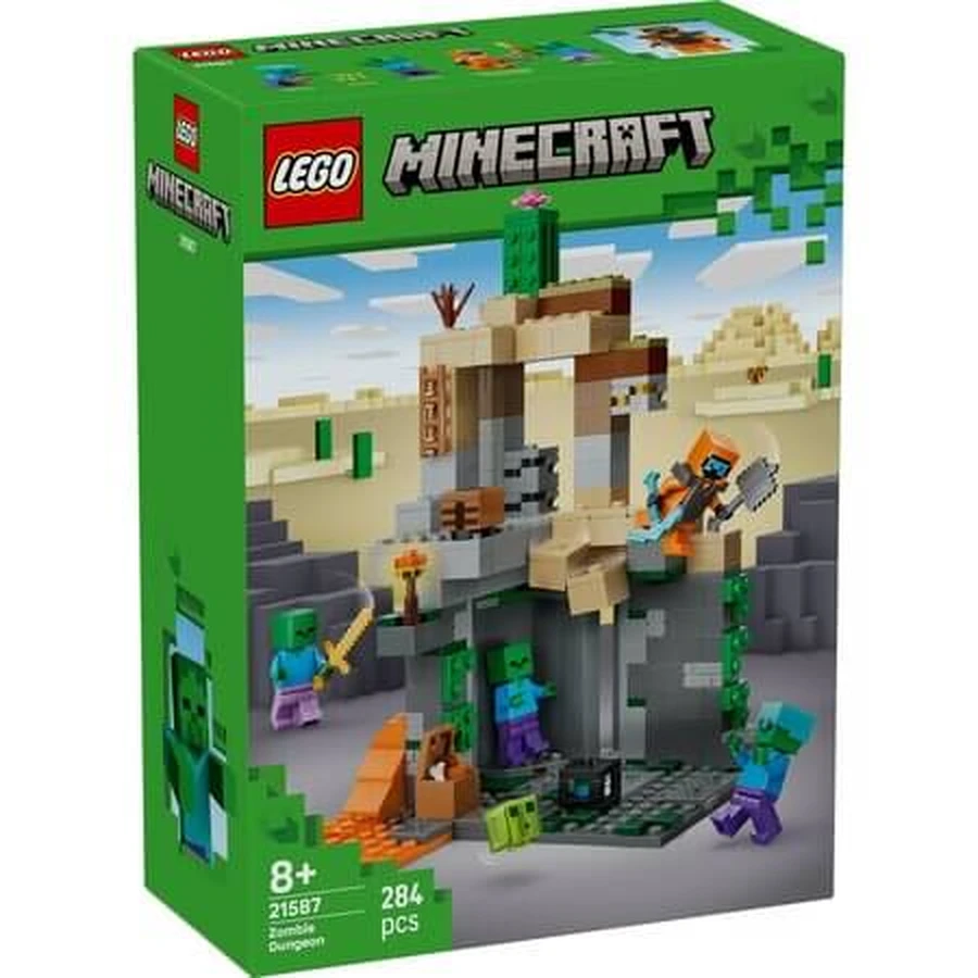 Zombie Dungeon, Ages 8+, 21587, LEGO Minecraft