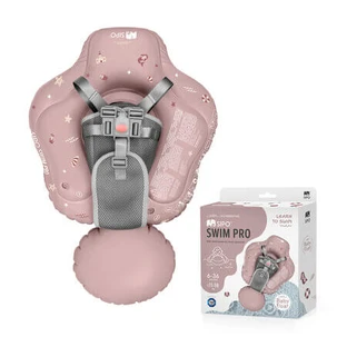 Aro de natación hinchable Swim Pro para bebés, rosa, de 6 a 36 meses, Sipo