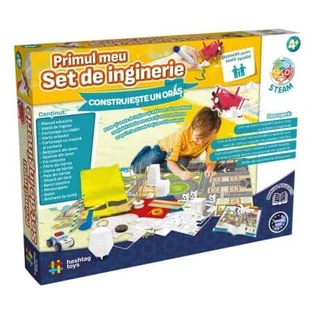 My First Engineering Set, Build a City, Ages 4+, Hashtag Toys