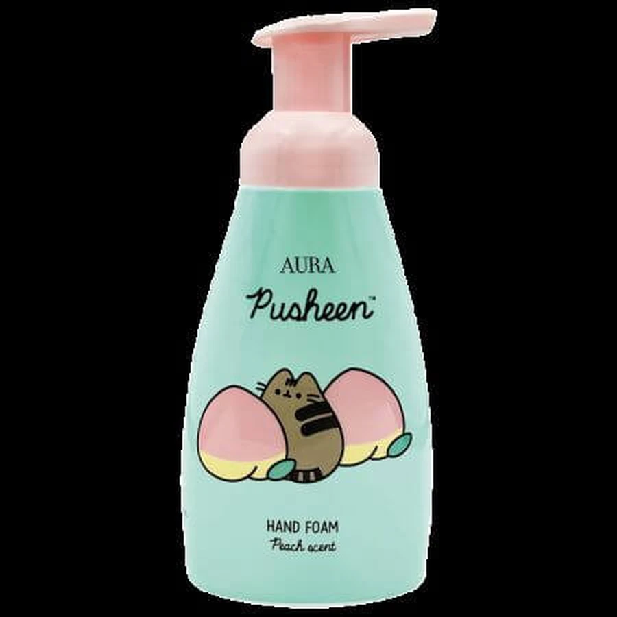 Jabón de manos espumoso Pusheen Peach, 300 ml, Aura