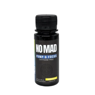 No Mad Koffeinfreier Pre-Workout-Pump- & Fokus-Shot, Tropical, 60 ml, in pharmazeutischer Qualität