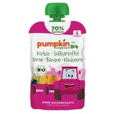 Organic Pumpkin, Sweet Potato, Banana, and Blueberry Puree, 6 months+, 100 g, Pumpkin Organics