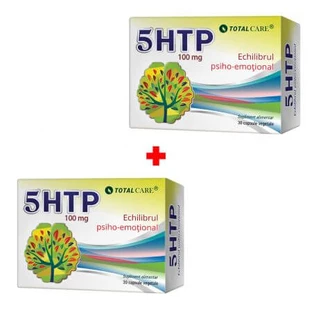 Pack 5-HTP 100 mg, 30 + 30 cápsulas, Cosmopharm