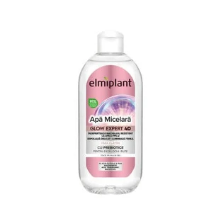 Agua micelar iluminadora Glow Expert 4D con prebióticos, 400 ml, Elmiplant
