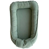 Babynest aus Musselin mit 2 Seiten, Mint, ab 0 Monaten, Twindeco