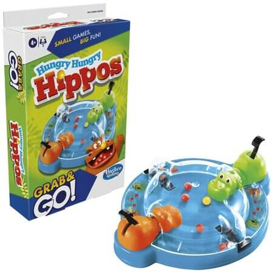 Spiel „Grab and Go Hungry Hippos“, ab 4 Jahren, Hasbro