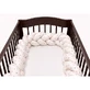 Gevlochten bedrand, 240 cm, beige, Mc Ana