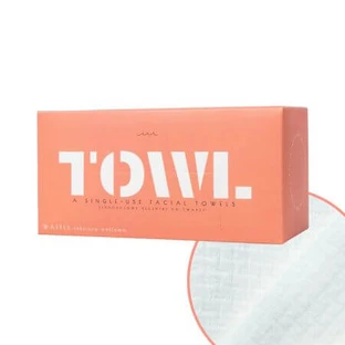 Toallas faciales desechables Waffle, paquete XXL, 80 unidades, Towl