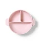 Silicone Plate with Suction Cup and Lid, Pink, 6 months+, Babyono