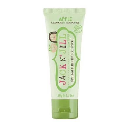Children's Toothpaste, Green Apple, +6 months, 50 g, Jack N' Jill