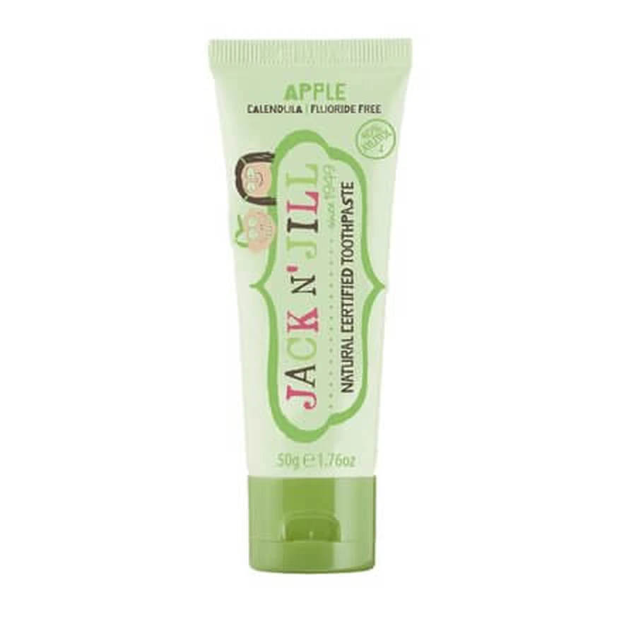 Pasta de dientes infantil, manzana verde, a partir de los 6 meses, 50 g, Jack N' Jill