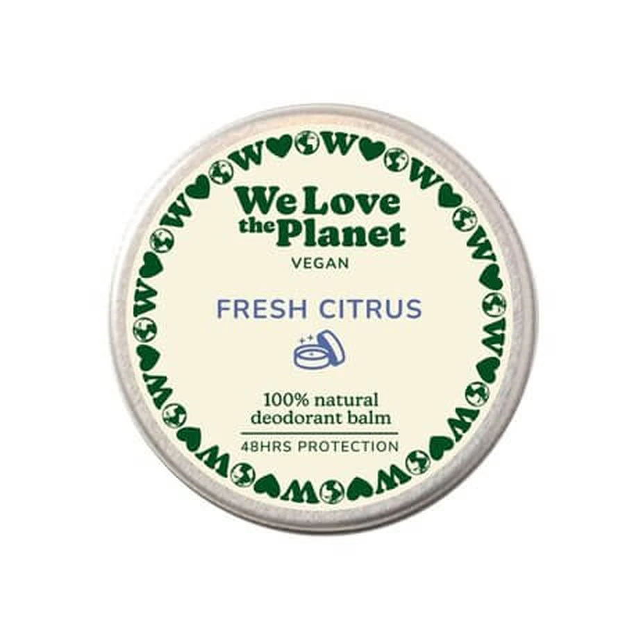 Déodorant crème naturel aux agrumes frais, 35 g, We Love The Planet