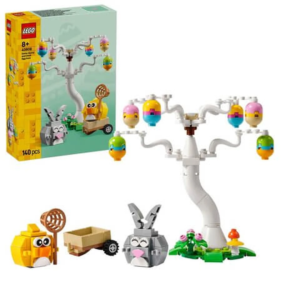 Paashaas en eierenzoektocht, vanaf 8 jaar, 40808, 140 onderdelen, Lego