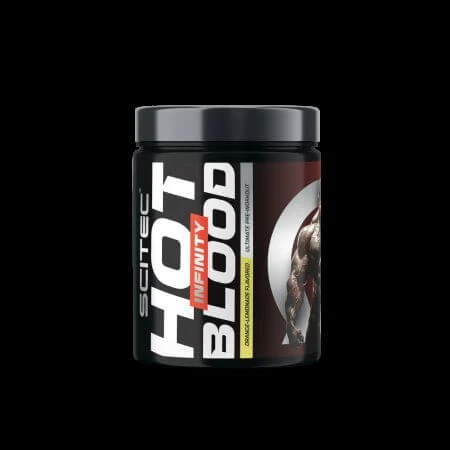 Hot Blood Infinity Caffeine-Infused Pre-Workout, Orange-Lemonade, 350…