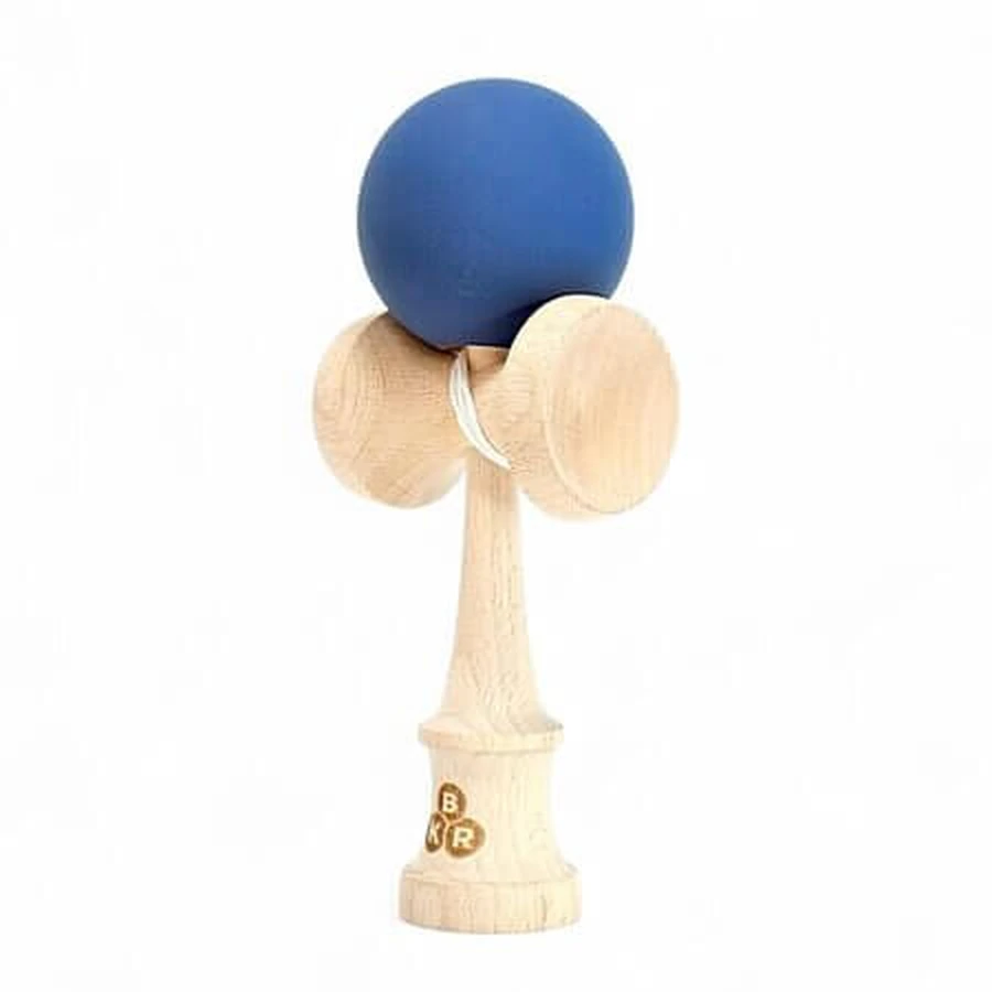 Kendama van massief rubber, blauw, KBR Kendama