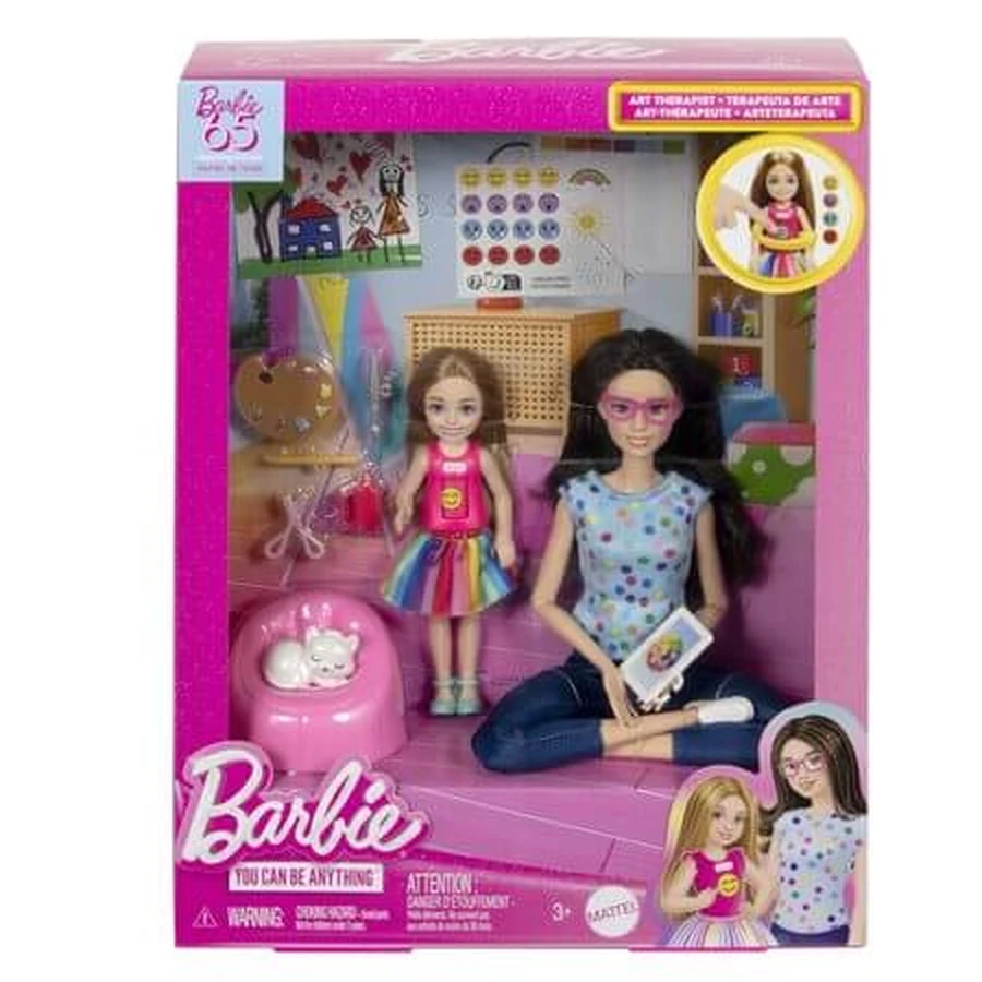 Barbie "You Can Be Anything" Doll, Art Therapist, Ages 3+, Mattel