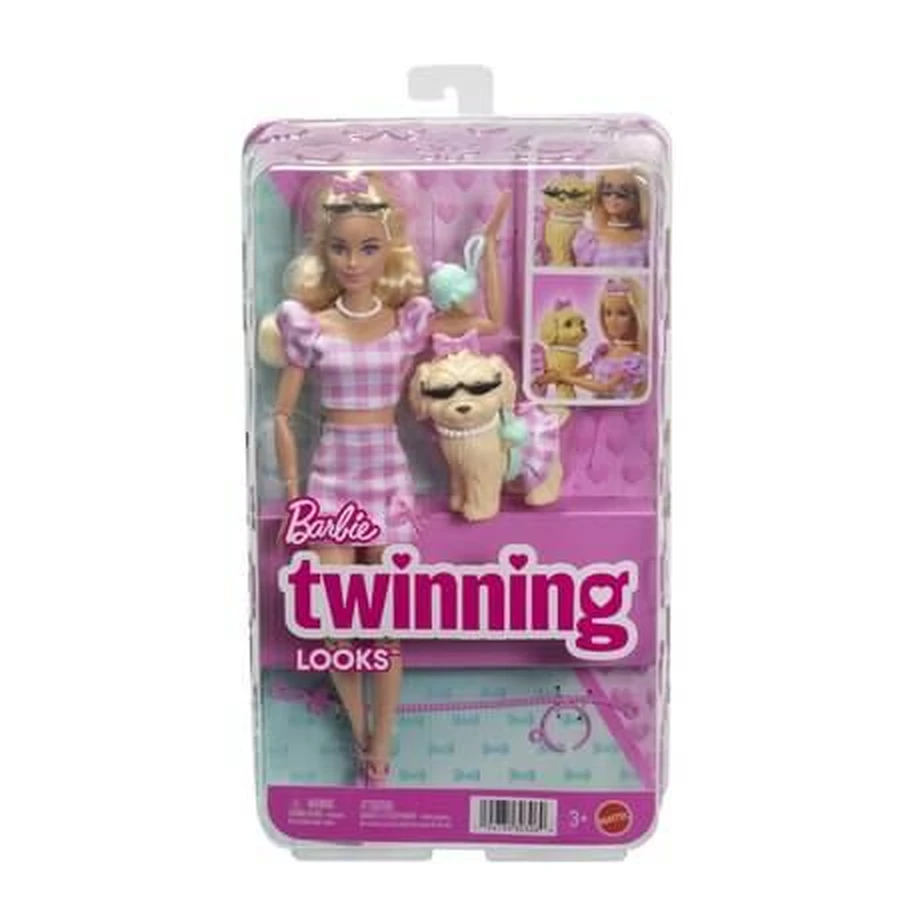 Barbie-pop, set met bijpassende outfits, vanaf 3 jaar, Mattel