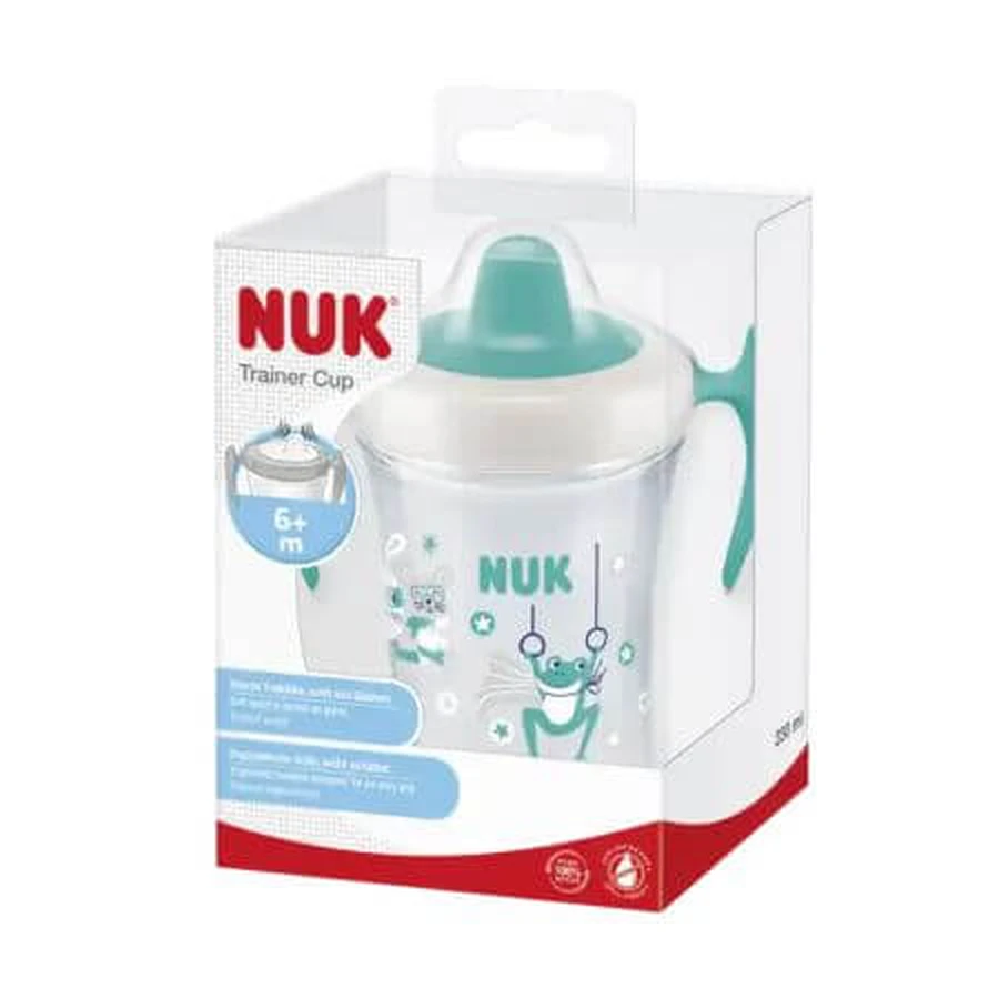 Tasse à bec « Trainer Evolution », verte, à partir de 6 mois, 230 ml, Nuk