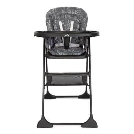 Mimzy Snacker Children's High Chair, ABC Charcoal, 6 months+, Joie