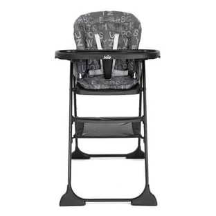 Mimzy Snacker kinderstoel, ABC Charcoal, vanaf 6 maanden, Joie