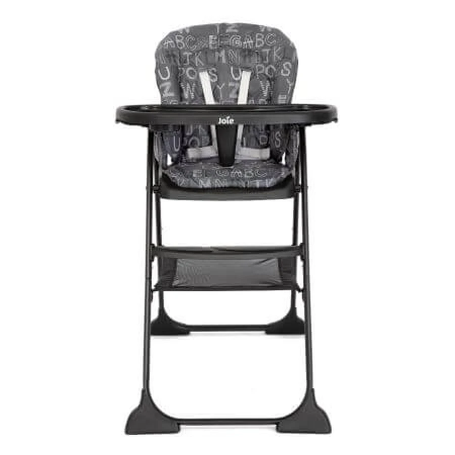 Mimzy Snacker kinderstoel, ABC Charcoal, vanaf 6 maanden, Joie