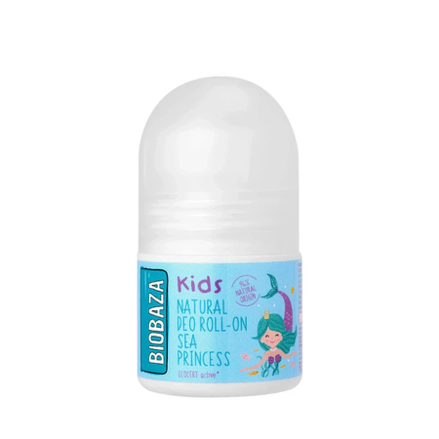 Deodorant natural roll-on pentru copii, Sea Princess, 30 ml, Biobaza Kids