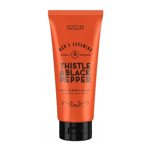 Thistle & Pepper Hair and Body Shower Gel, 200 ml, Scottish Fine Soaps