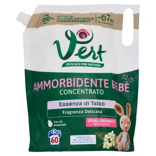 Suavizante para ropa de bebé Vert Gentle, 1,2 litros, Chante Clair