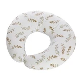 2-in-1-Komfort-Stillkissen, Weiß/Braune Blätter, Twindeco