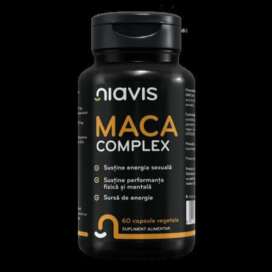Maca Complex, 60 vegetarische capsules, Niavis