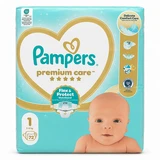 Pampers Premium Care, taille 1, 2 à 5 kg, paquet de 72, Pampers