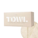 Serviettes de visage jetables en bambou, lot XXL, 80 pièces, Towl