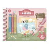 Rosa Coloring Book with Crayons, Ages 2+, Little Dutch