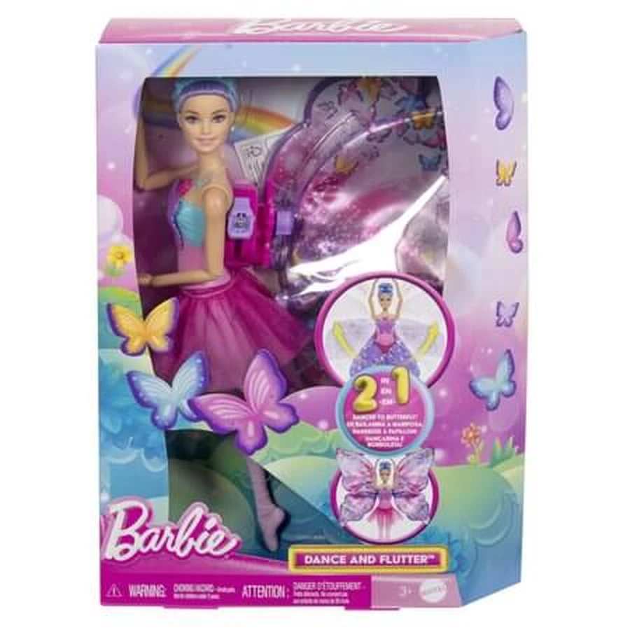 Poupée Barbie « Dance and Flutter », à partir de 3 ans, Mattel