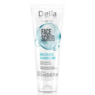 Gommage visage « Clean Skin » équilibrant et hydratant, 250 ml, Delia