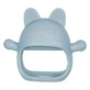 Silicone Teething Toy, Aqua Blue, Kitty Glove, 3 months+, Appekids