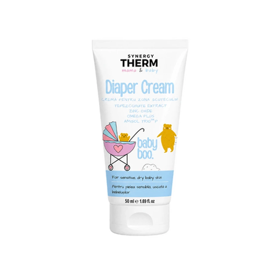 Crème anti-irritation pour les fesses de bébé « Mama & Baby », 50 ml, Synergy Therm