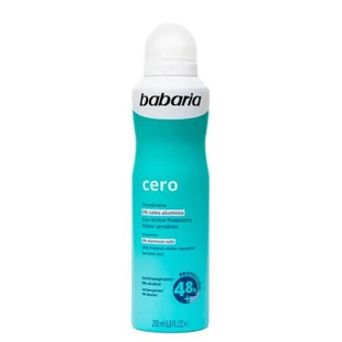 Cero aluminium- en alcoholvrije deodorant voor de gevoelige huid, 200 ml, Babaria