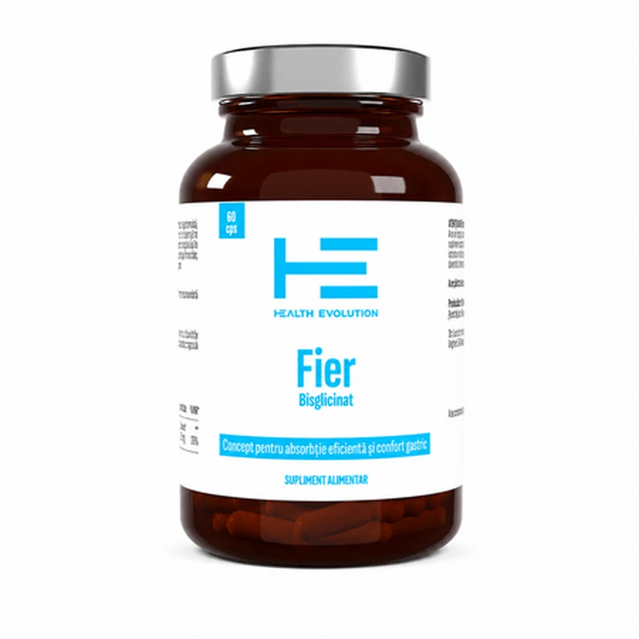 IJzerbisglycinaat, 60 capsules, Health Evolution